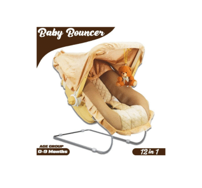 PANDAORIGINALS 12 in 1 Musical Carry Cot/Bouncer